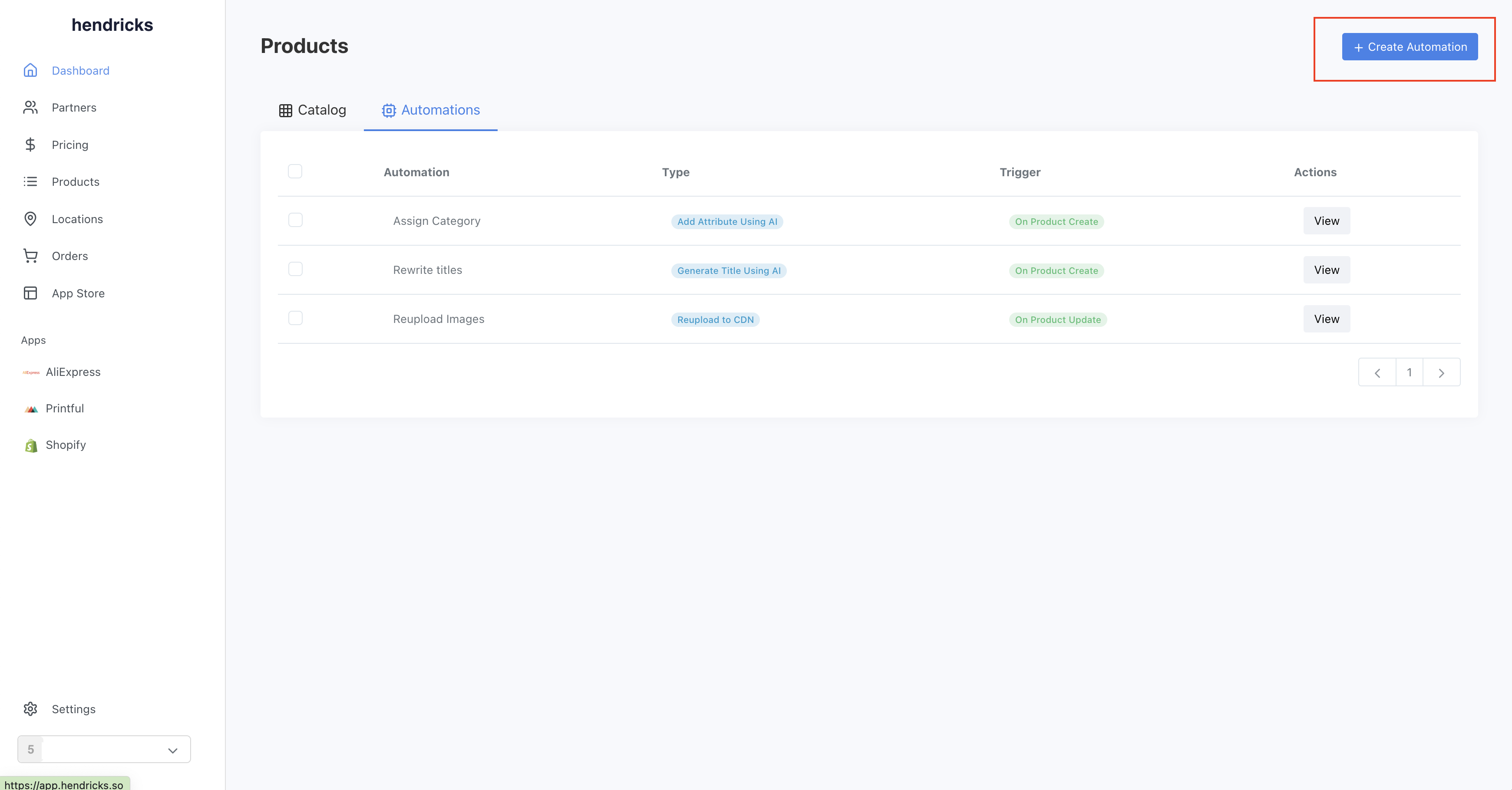 Product Automations
