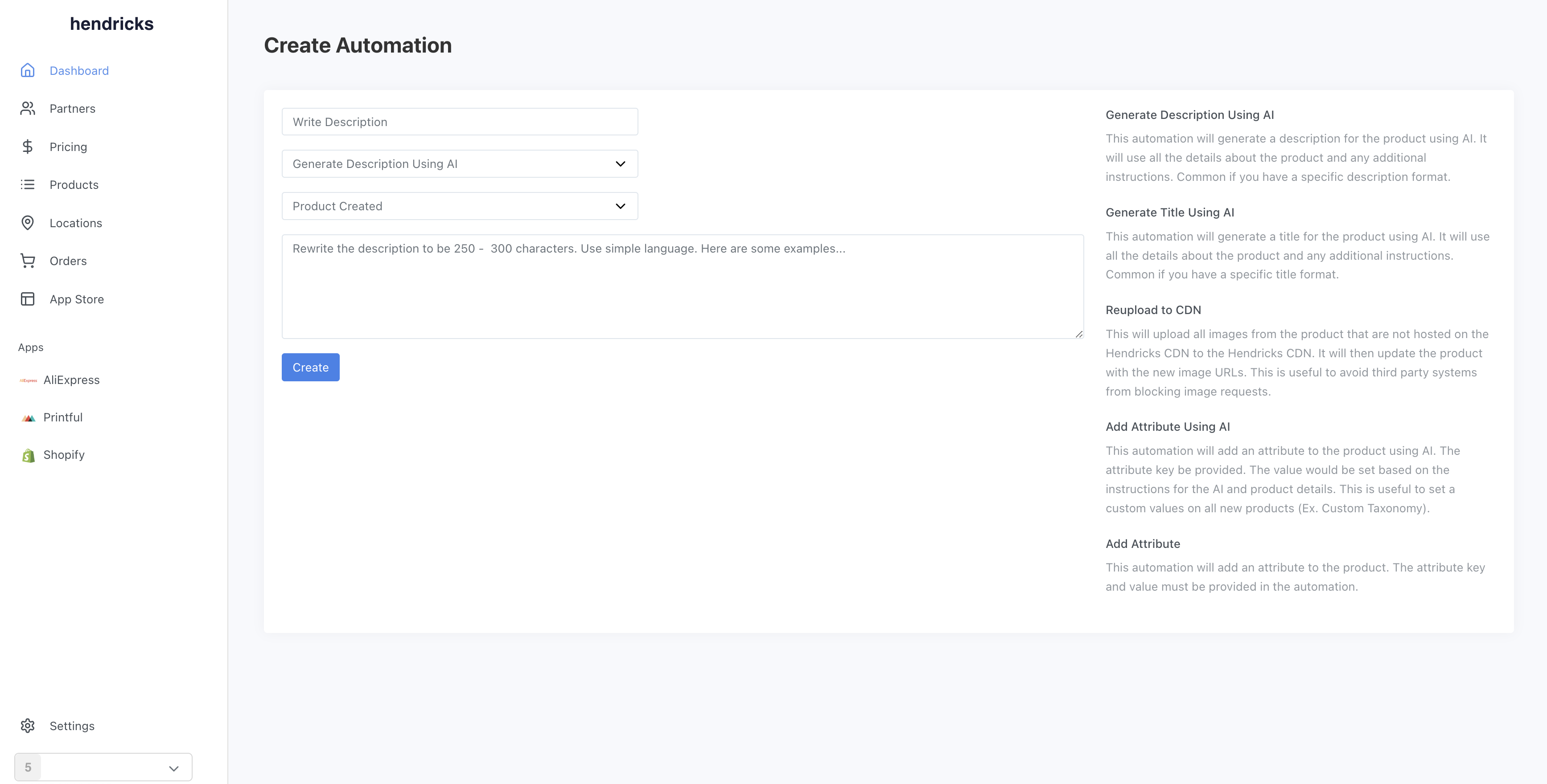 Create Automation